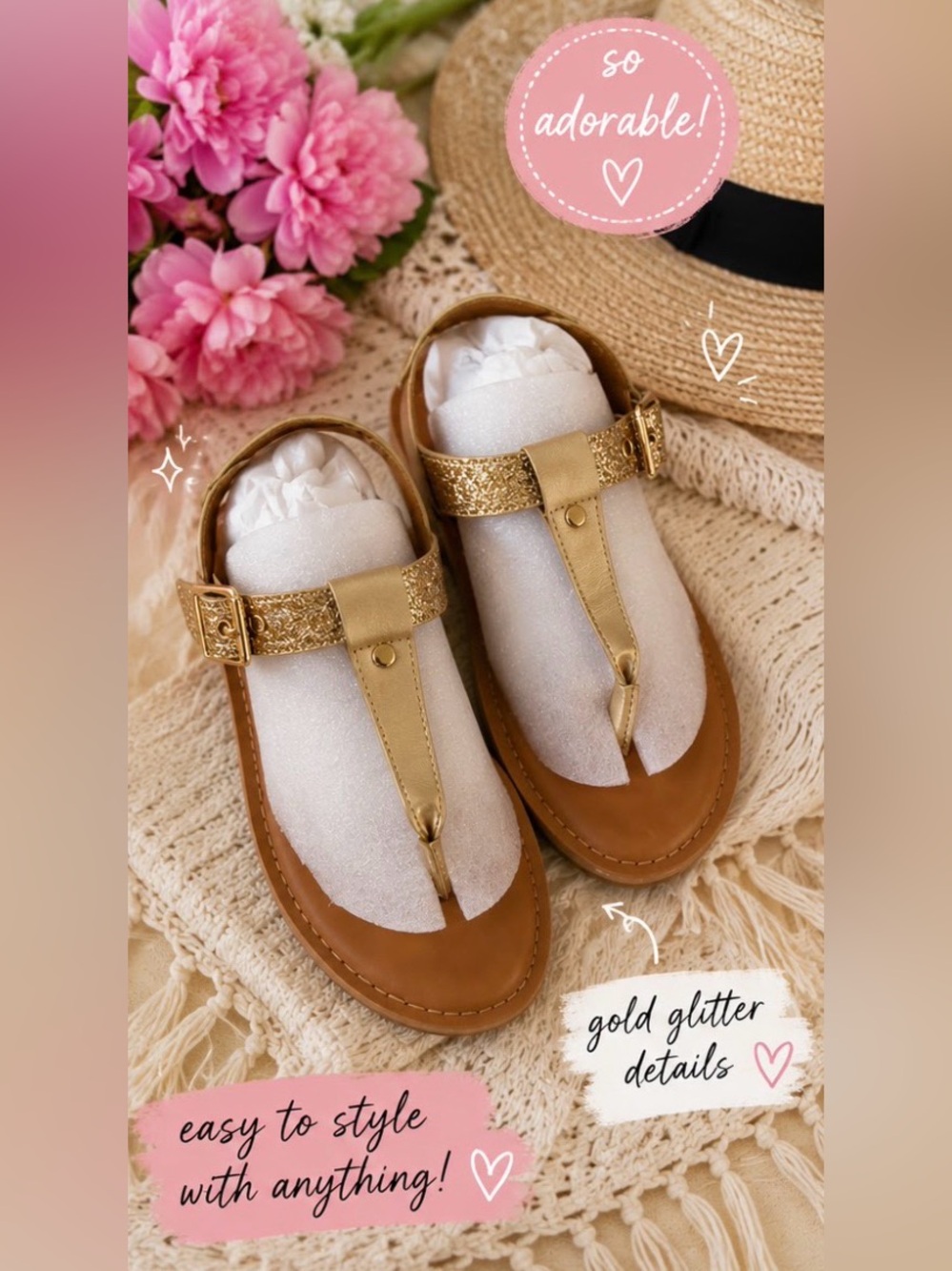 Pierre Dumas Gold Sandals size 9 NIB